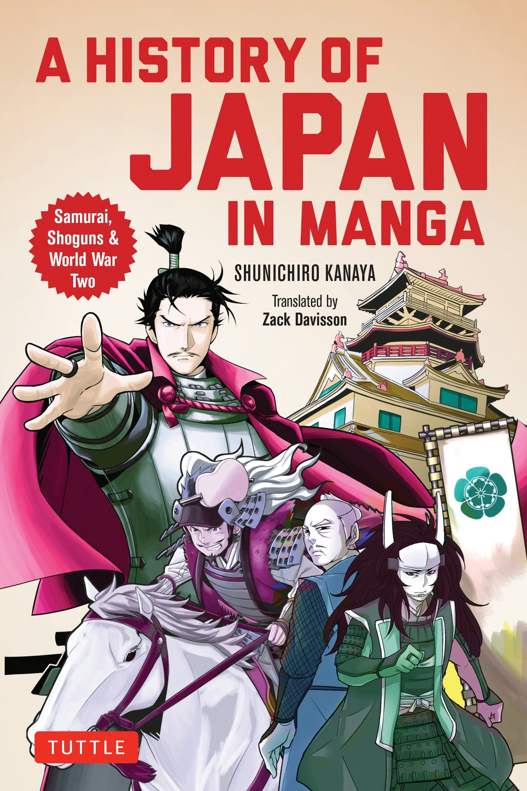 Book cover image for A History of Japan in Manga ISBN: 9784805316702